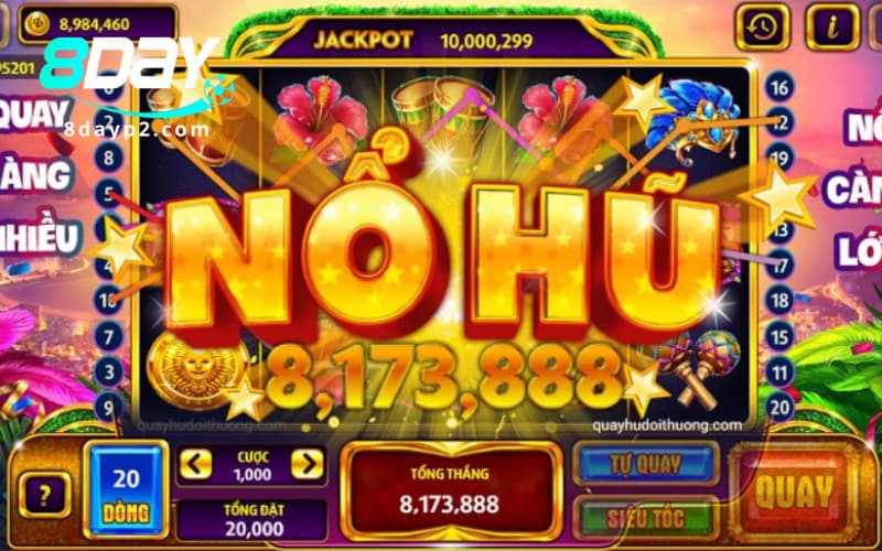 Những sảnh game trong Nổ Hũ 8DAY